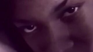 Black woman in retro clip drilled after some sucking
