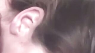 Homemade video of teen blowing and swallowing some cum