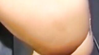 Sub dyke with small tits roughly dominated by kinky dyke