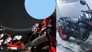 Big fuck with motorcycleta sport ejaculated sperm in the shaft sapment several times