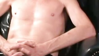 Kinky handsome hunk masturbates in hot and passionate solo