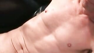 Kinky handsome hunk masturbates in hot and passionate solo
