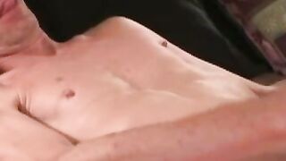 Kinky handsome hunk masturbates in hot and passionate solo