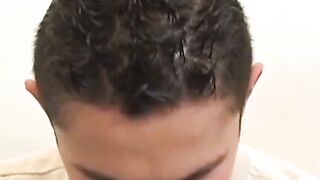 Twinkie sprays cum as he is analled by his boyfriend