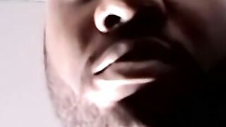 Mature homosexual receives cum in mouth after sucking BBC