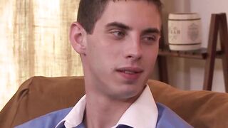 Old and teen gay lovers intimate anal fucking sex