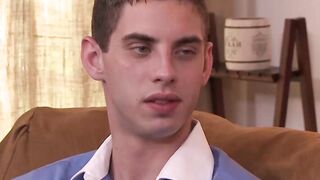 Old and teen gay lovers intimate anal fucking sex