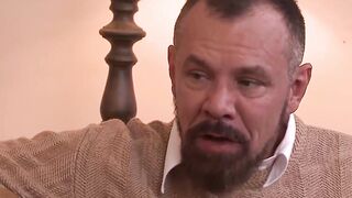 Old and teen gay lovers intimate anal fucking sex
