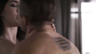 Naughty mommy licks on her stepsons big fat cock real hard