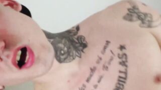 Tatooed str8 Latino jock fucked bareback after sucking cock