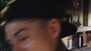 Tatooed str8 Latino jock fucked bareback after sucking cock