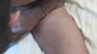 Cute Latino jock fucked raw after giving his first blowjob