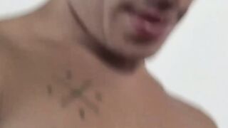 Sexy str8 Latino jocks swap blowjobs before bareback fucking