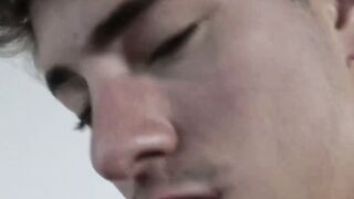 Sexy str8 Latino jocks swap blowjobs before bareback fucking