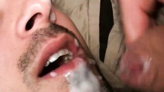 UNLEASH THE FLOOD Insatiable slashes through gagging guys in epic gangbang extravaganza!