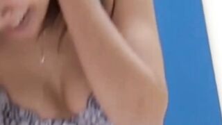 Beautiful Japanese babe fills bowl with her hot yellow piss