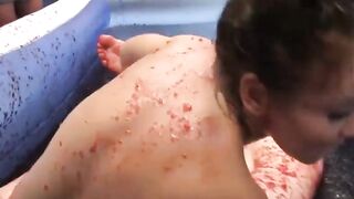 Amateur students pussy licking and fingering after wrestling