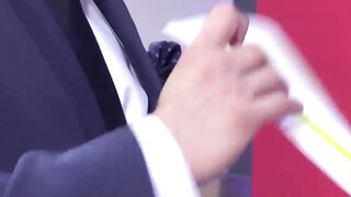 Sexy Robbie Rojo ass fucked hardcore by classy suit stallion