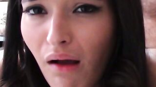 Voluptuous slut fucks security guard in doggy style