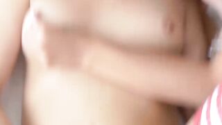 Inked teen Vanessa Skye banged stepdad in sensual threesome