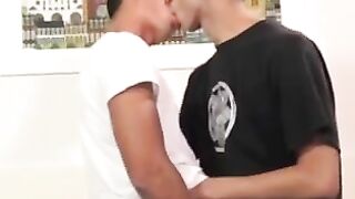 Horny Latino teen gets his tight ass rimmed before hot sex