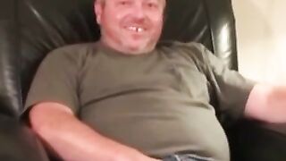 Horny chubby senor moans during passionate and hot anal play