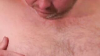Horny chubby senor moans during passionate and hot anal play