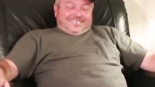 Horny chubby senor moans during passionate and hot anal play