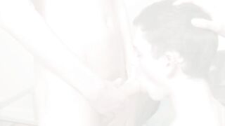 Kinky amateur Aaron Aurora anal drilled in spitroast 3way