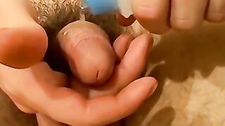 Skater twink York Reid foot fetish solo big dick wanking