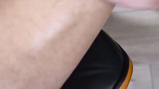 Young stud Kenzo gets his sexy feet worshiped by kinky hunk