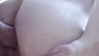 Charles Dera's bald dad pick-up ends with an ass creampie finale
