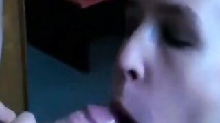 Hungarian Blonde Amateur Blowjob in the Workshop