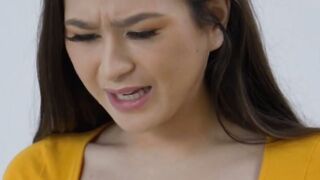 Naughty teen hottie Jasmine Wilde could not resist sucking my throbbing dick