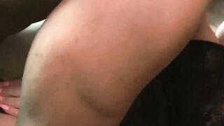 Naughty bukkake babes gangbanged by many big dicks