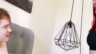 Inked TS pornstar Chelsea Marie ass drilled and cum sprayed