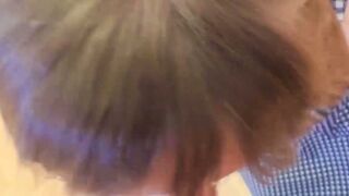 Old Englishman screwing classy young babe doggystyle