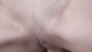 Raunchy minx swallows dick before erotic lovemaking