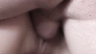 Raunchy minx swallows dick before erotic lovemaking