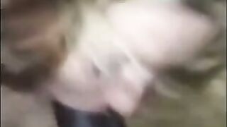 Black Cock Blowjob by Passionate White Amateurs