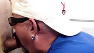 He was waiting all day to lick those nuts and suck that dick