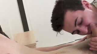 Horny twink Finley Yves anal drilled by hung tattooed buddy