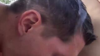 Ryan Connors and Patrick Kennedy smoking with anal time