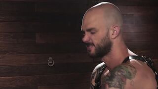 Cliff enters Bucks from behind and fucks him deep