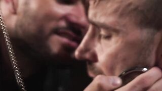 Cliff enters Bucks from behind and fucks him deep
