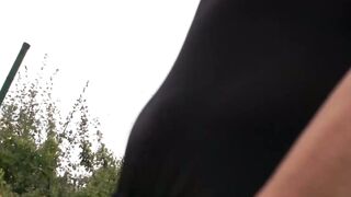 Blonde prostitute gives her pussy in return for some money