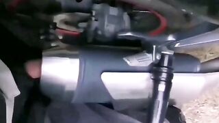 I had sex with the drum sapment the flow of hot air made me ejaculate