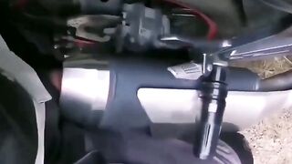 I had sex with the drum sapment the flow of hot air made me ejaculate