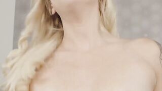 Euro blonde babe ass fucked in POV by bbc monster
