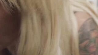 Euro blonde babe ass fucked in POV by bbc monster